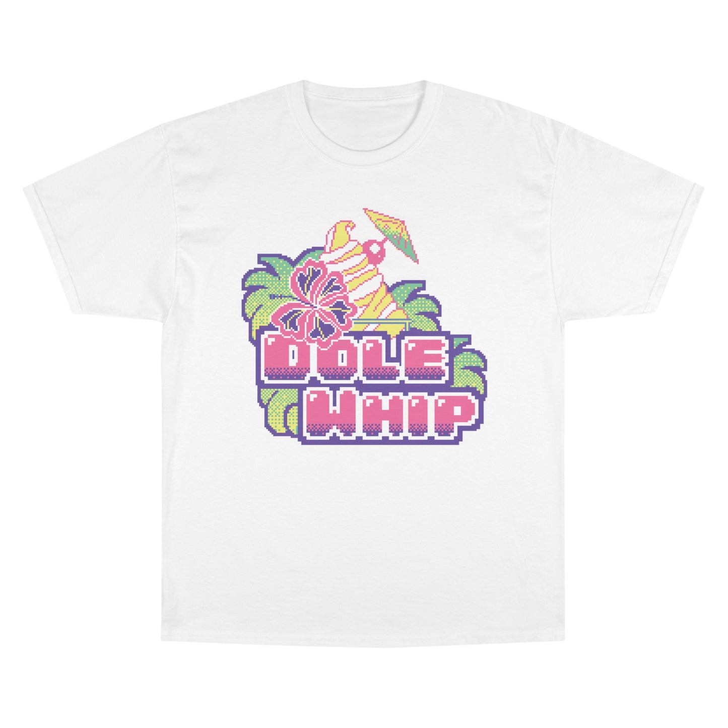 Champion Pixel Art Dole Whip Logo T-Shirt